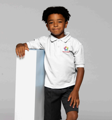 New Brancepeth Primary Academy White Polo Shirt with Logo