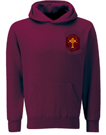 St Aidans PE Hoody with Logo for Outdoor Sports