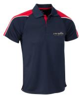 John Spence Compulsory Navy/Red Contrast Polo Shirt