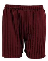 St Aidan's maroon PE shorts