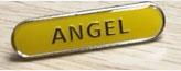 Kingsmeadow House Badge - Angel (Yellow)