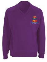 Bishop's Primary School Logo V-Neck Sweatshirt (Years 5+6)