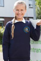 Gosforth Academy Navy Sweatshirt Shirt (BLUE BADGE)