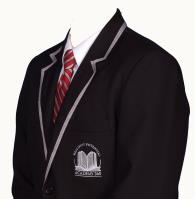 Girls Academy 360 Approved Year 11 Black Blazer with logo