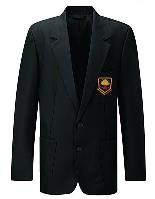 Durham Federation Boys Black Blazer with logo