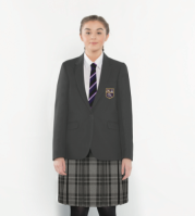 Monkwearmouth Academy Grey Tartan Skirt