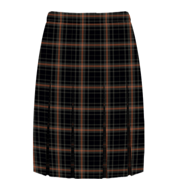 Durham Academy Bespoke Tartan Pleated Skirt