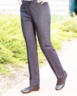 QEHS Girls Grey Signature Trousers with waist adjusters