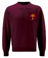 St Aidan's Primary Sweatshirt Maroon