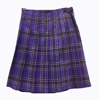 Venerable Bede Approved Tartan Skirt - Stitch Down Pleat with drop ...