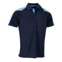 St Mary's Contrast Navy/Sky Polo Shirt 