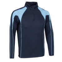 St Mary's Contrast Navy/Sky 1/4 Zip Midlayer 