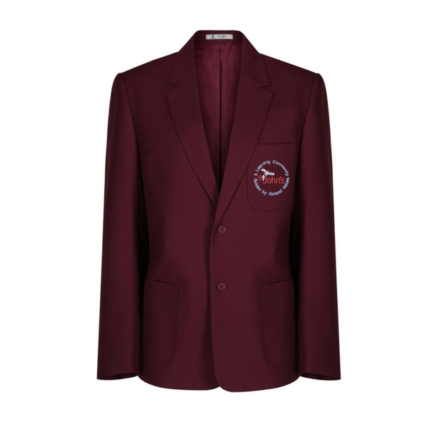 St John's Catholic Boys Badged Maroon Blazer