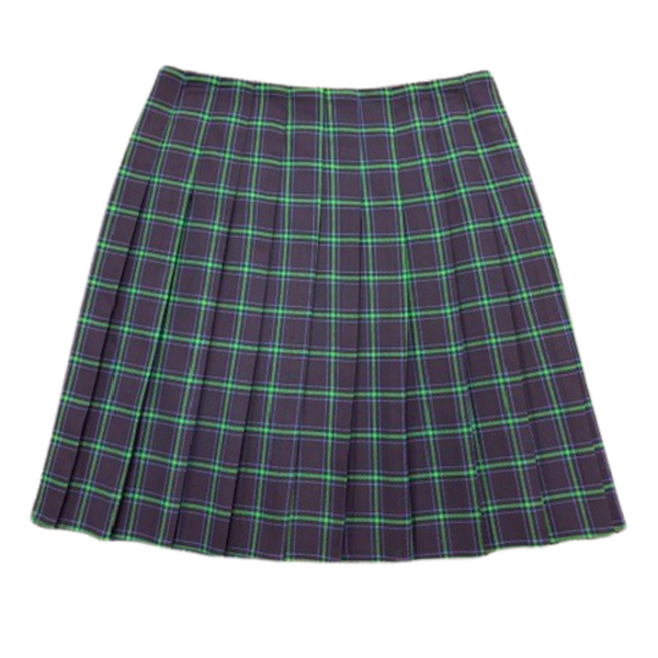 NEW Our Lady & St Bede Navy and Emerald Tartan Skirt