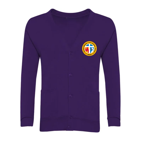 Thomas Bewick Primary School Logo Cardigan (Nursery to Year 6)
