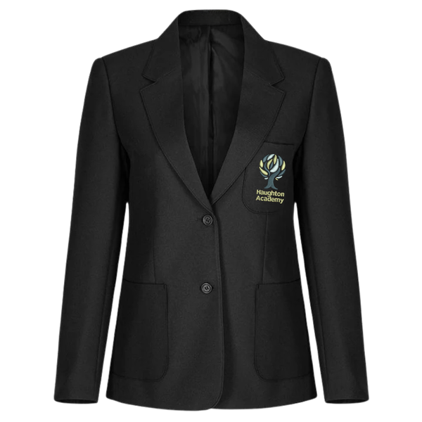 Haughton Academy Girls Badged Black Blazer