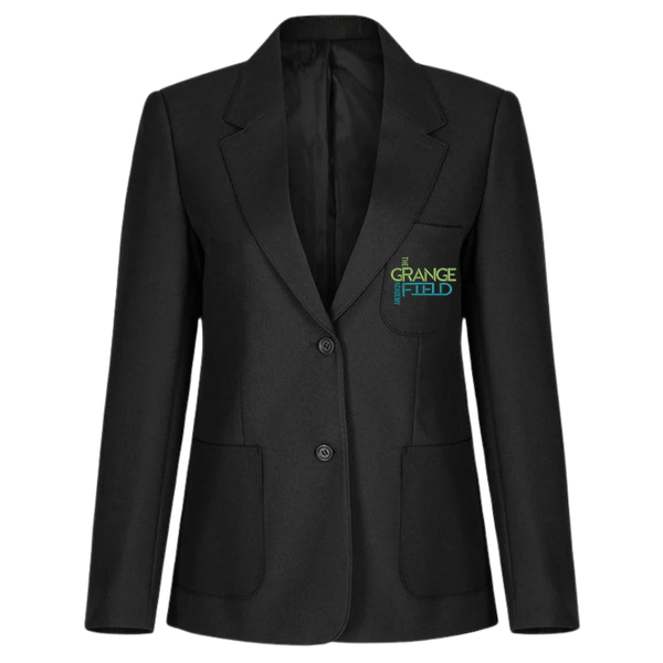 Grangefield Academy Girls Badged Black Blazer