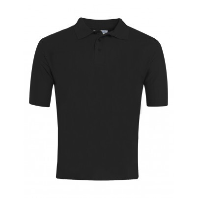 Plain Black PE Polo Shirt