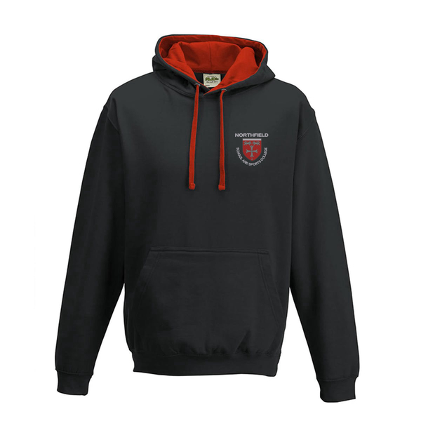 Northfield Boys Black and Red PE Hoody REDUCED TO CLEAR