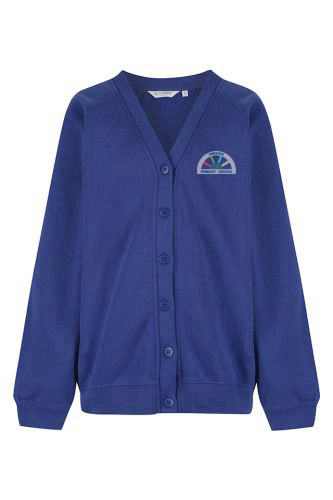 Wingate Primary Royal Blue School Cardigan with Logo