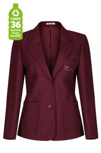 St John's Catholic Girls Badged Maroon Blazer