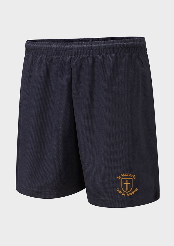 St Michaels Navy PE Shorts REDUCED TO CLEAR