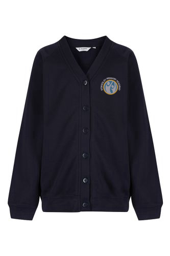 Stokesley Primary Navy School Cardigan with Logo - (Nursery & Reception Only)