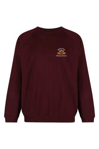 Myton Park Burgundy School Sweatshirt with Logo - (Nursery Only)
