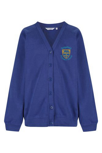 Sedgefield Primary Royal Blue School Cardigan with Logo