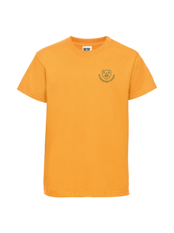 St Augustine Primary Gold PE T-shirt