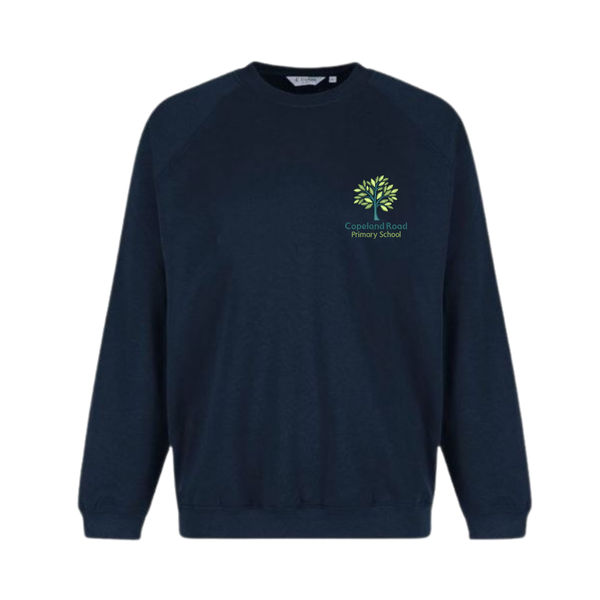 Copeland Road Primary Navy School Sweatshirt with Logo