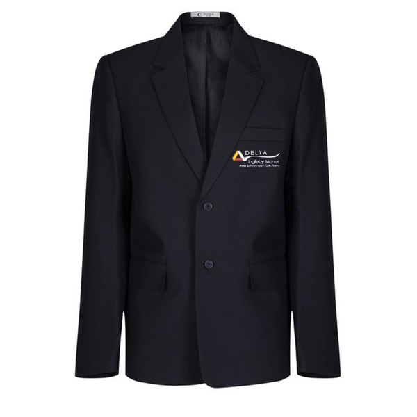 Ingleby Manor Boys Badged Contemporary Navy Blazer