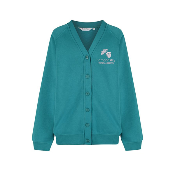 Edmondsley Jade School Cardigan with Logo