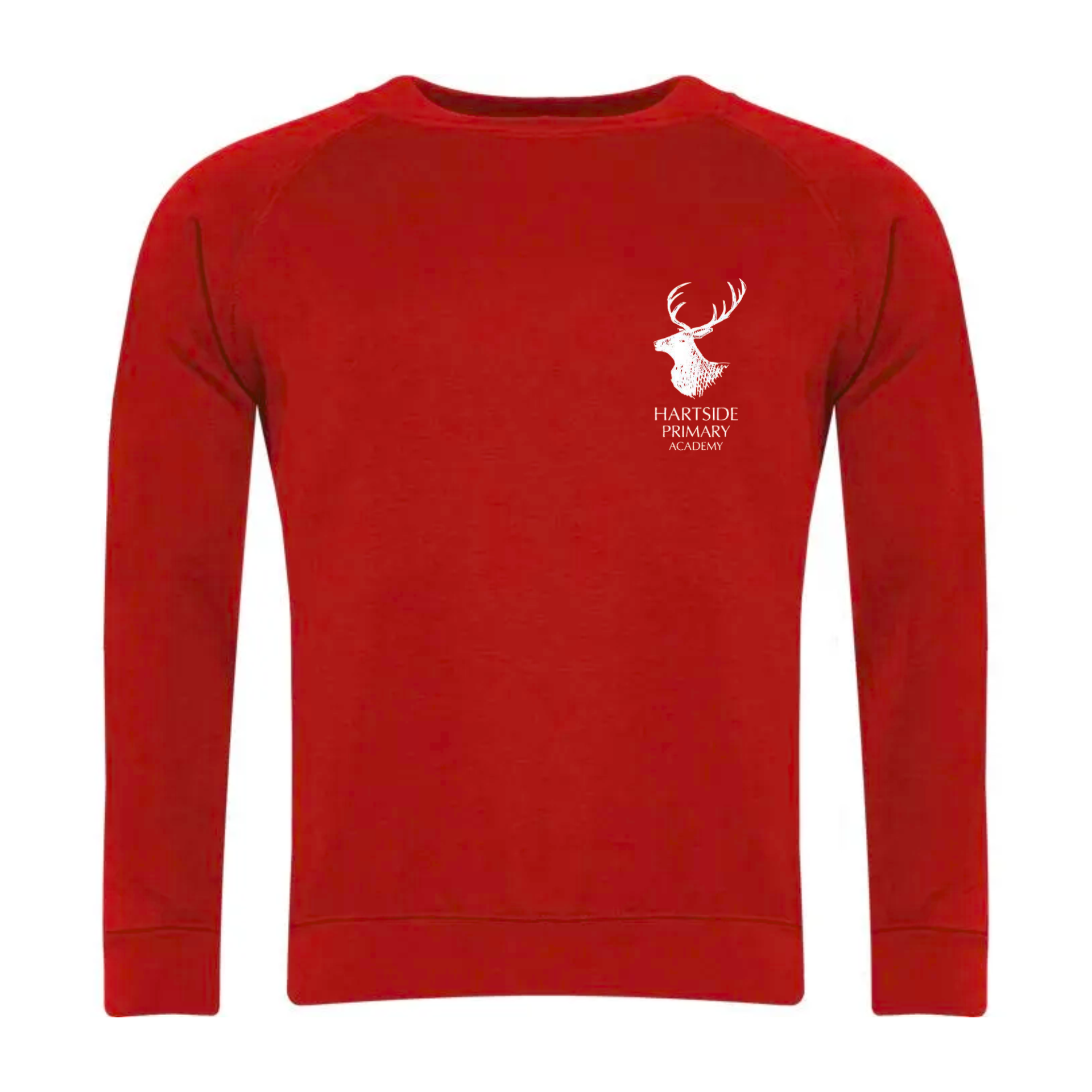 Hartside Primary Academy Red School Sweatshirt with Logo