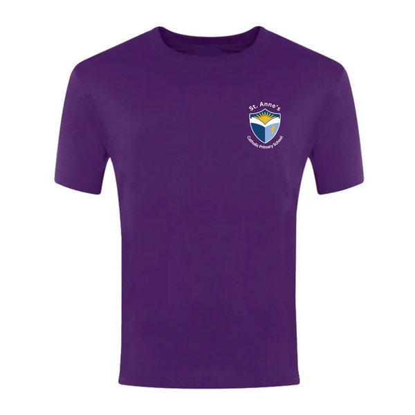 St Anne's Catholic School Logo PE T-Shirt