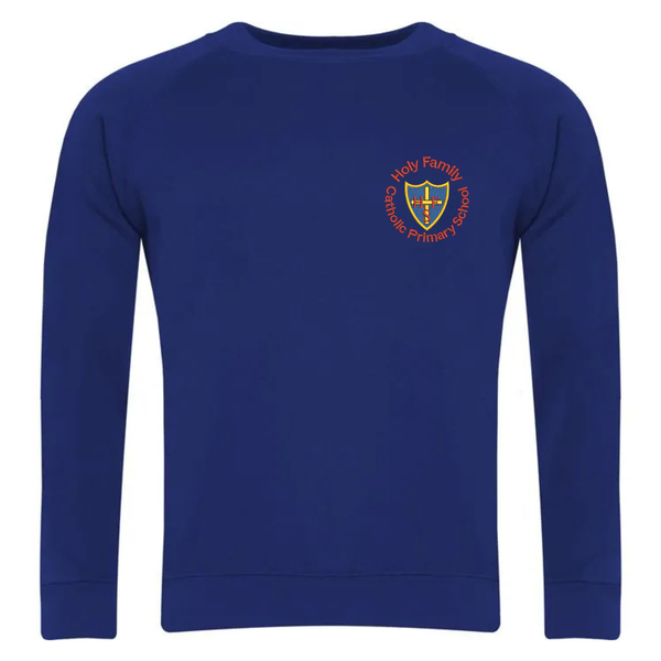 Holy Family Primary Royal Blue School Sweatshirt with Logo