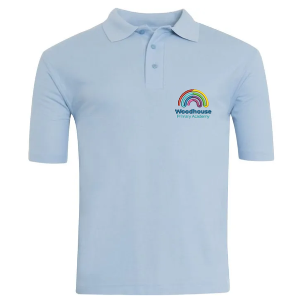Woodhouse Primary Sky Polo Shirt with Logo