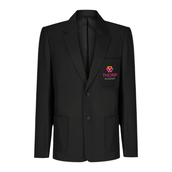 Thorp Academy Boys Black Blazers with Pre-embroidered Logo