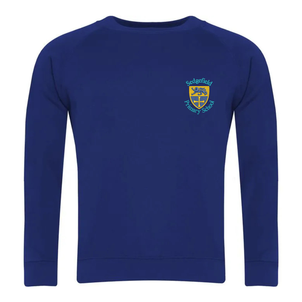 Sedgefield Primary Royal Blue School Sweatshirt with Logo