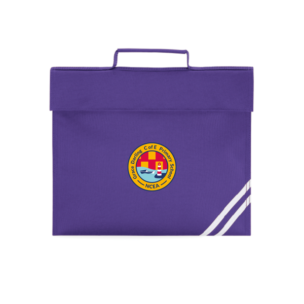 Grace Darling Primary School Printed  Bookbag with reflective strip