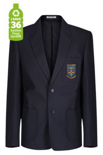 Ian Ramsey Boys Badged Navy Blazer (Blue)