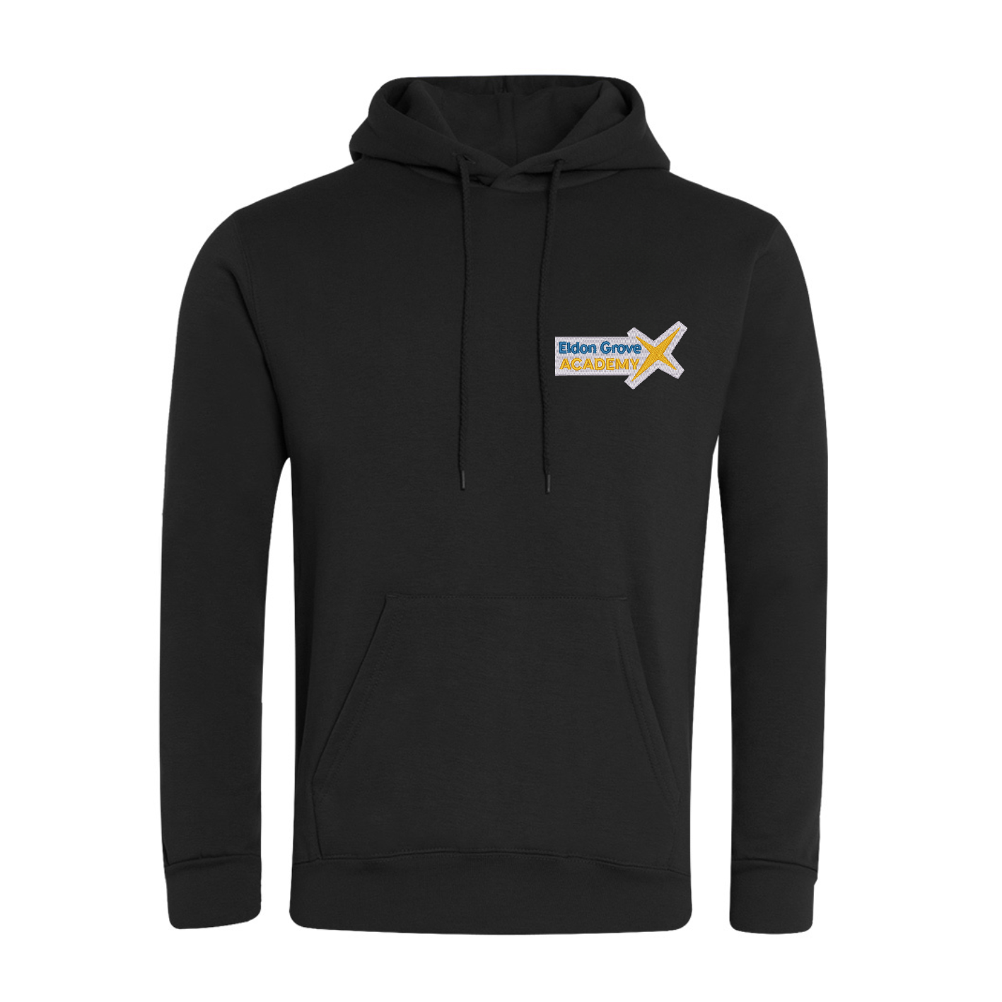 Eldon Grove Primary School Logo Black PE Hoody