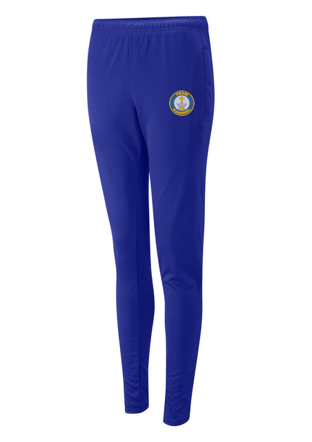 Carmel College Royal Blue Training Pants With Logo REDUCED TO CLEAR
