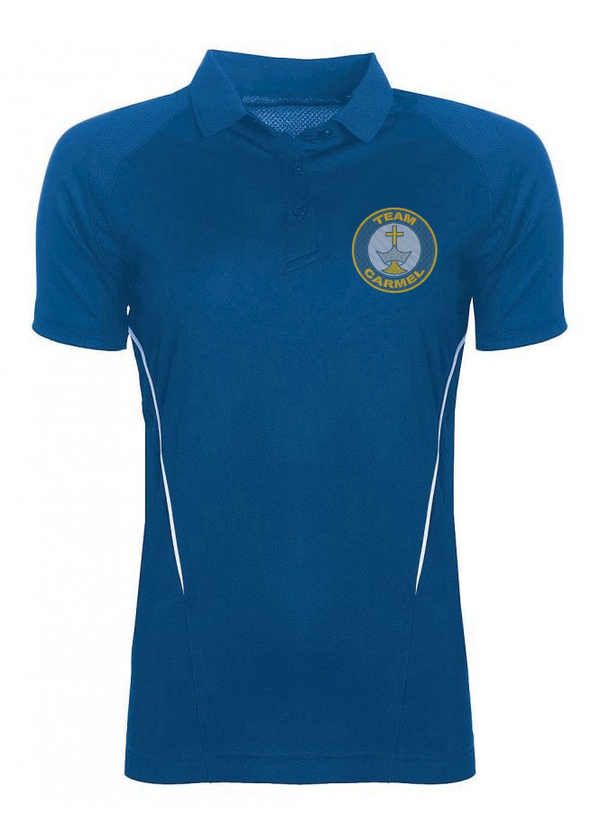 Carmel College Royal Blue Girls Compulsory PE Polo TO CLEAR