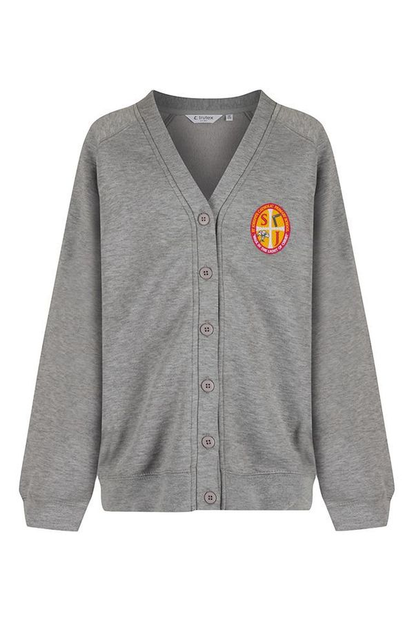 St Joseph's Primary Grey School Cardigan (Year 6 Only)