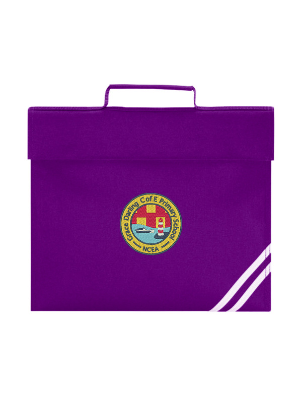 Grace Darling Primary School Printed  Bookbag with reflective strip