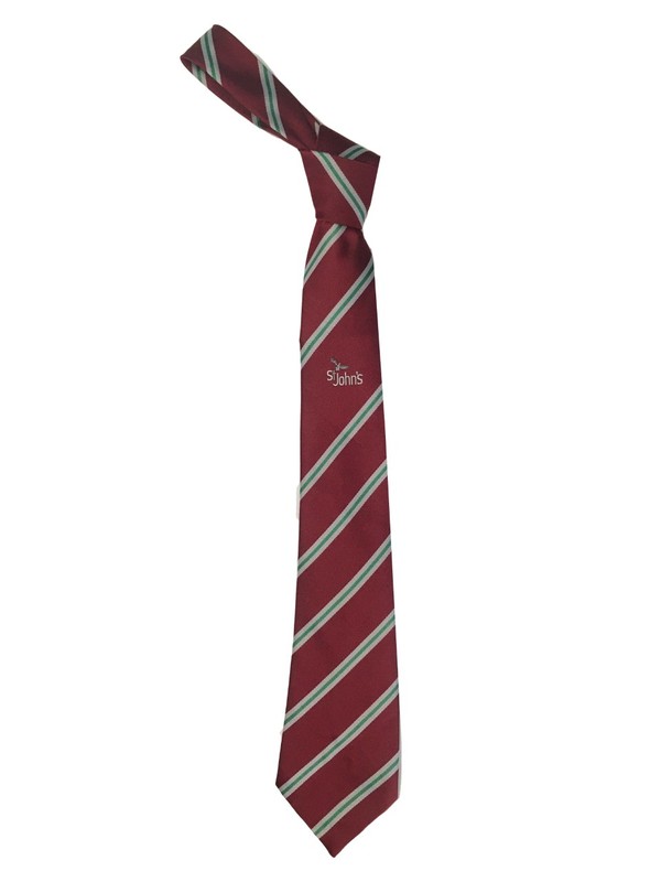 St John's Academy Traditional Tie - Green (Year 9 Sept 25)