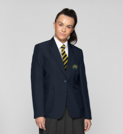 Heworth Grange Girls Academy Navy Bespoke Blazer