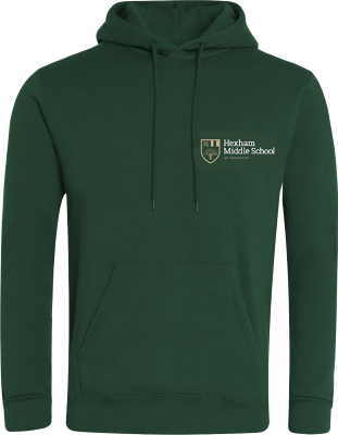 Hexham Middle School Embroidered Unisex Hooded Top