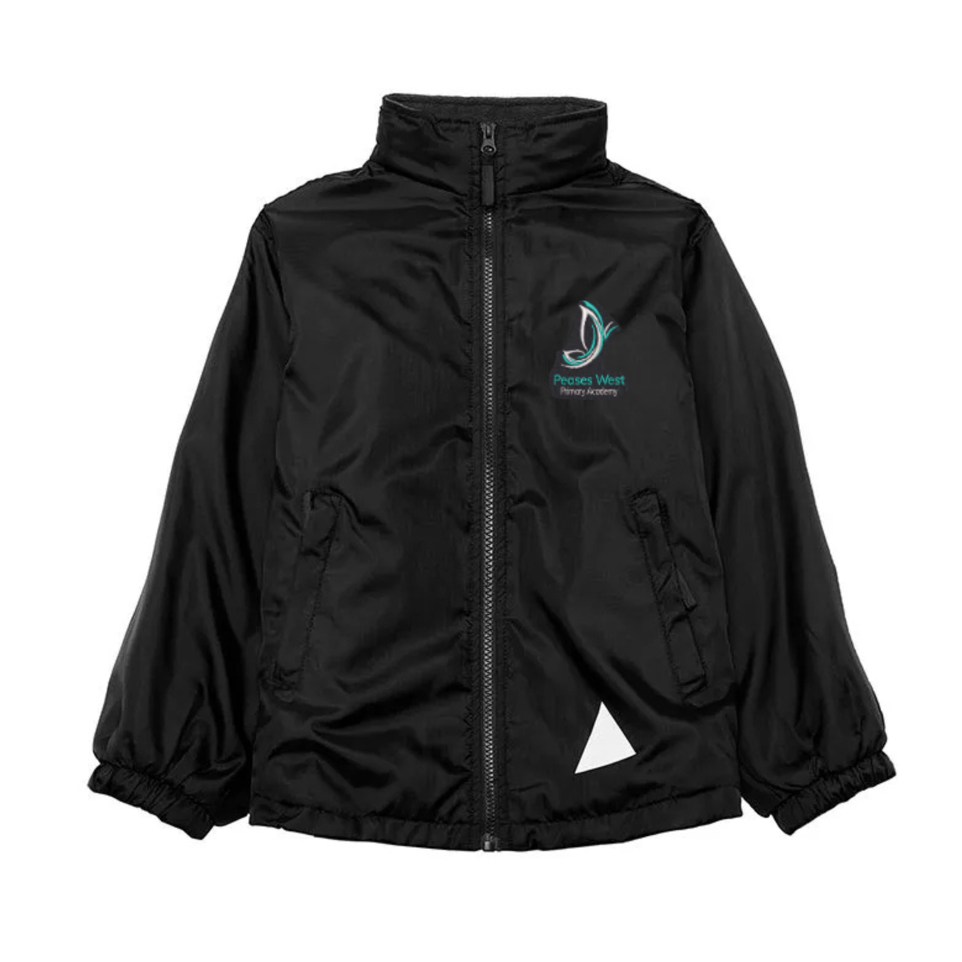 Peases West Primary Academy Black Mistral Showerproof Jacket with Logo